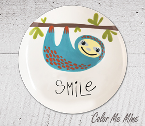 Cypress Sloth Smile Plate