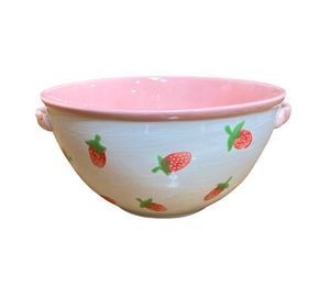 Cypress Strawberry Print Bowl