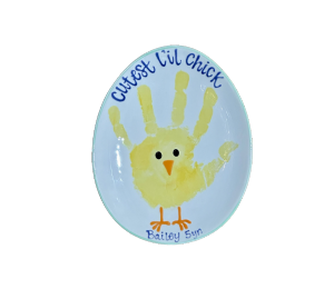 Cypress Little Chick Egg Plate