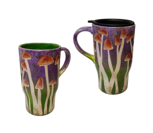 Cypress Mushroom Mugs