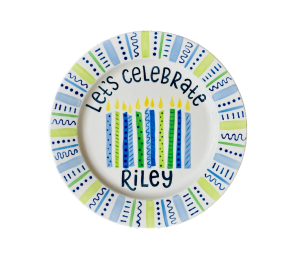 Cypress Let's Celebrate Plate