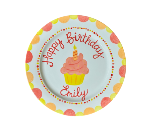 Cypress Birthday Cupcake Plate