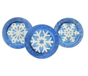 Cypress Paper Snowflake Plate
